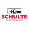 Logo der Schulte Bauunternehmen mit stilisiertem Gebäude und rotem Firmenschriftzug